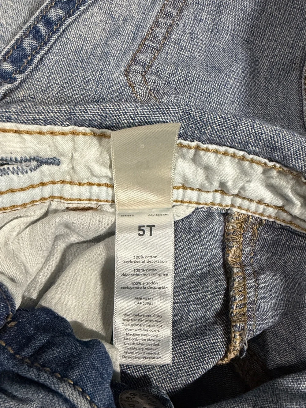 OshKosh B'gosh Light Blue Denim Shortalls